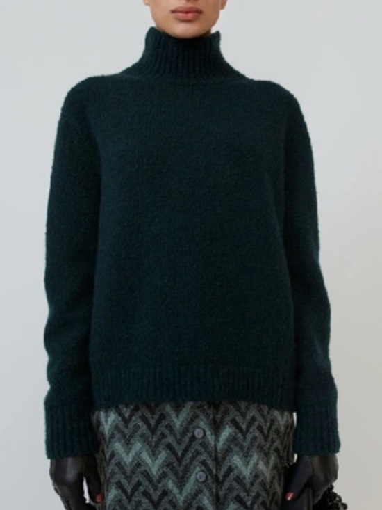 Acne Studios Sweaters - Acne Studios Bottle Green Turtleneck Sweater